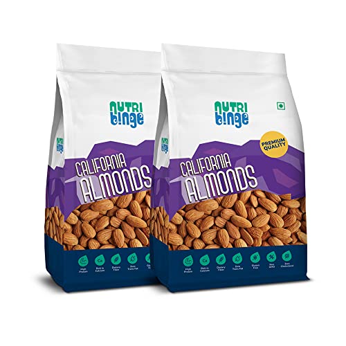 Nutri Binge California Almonds 200g (Pack of 2)